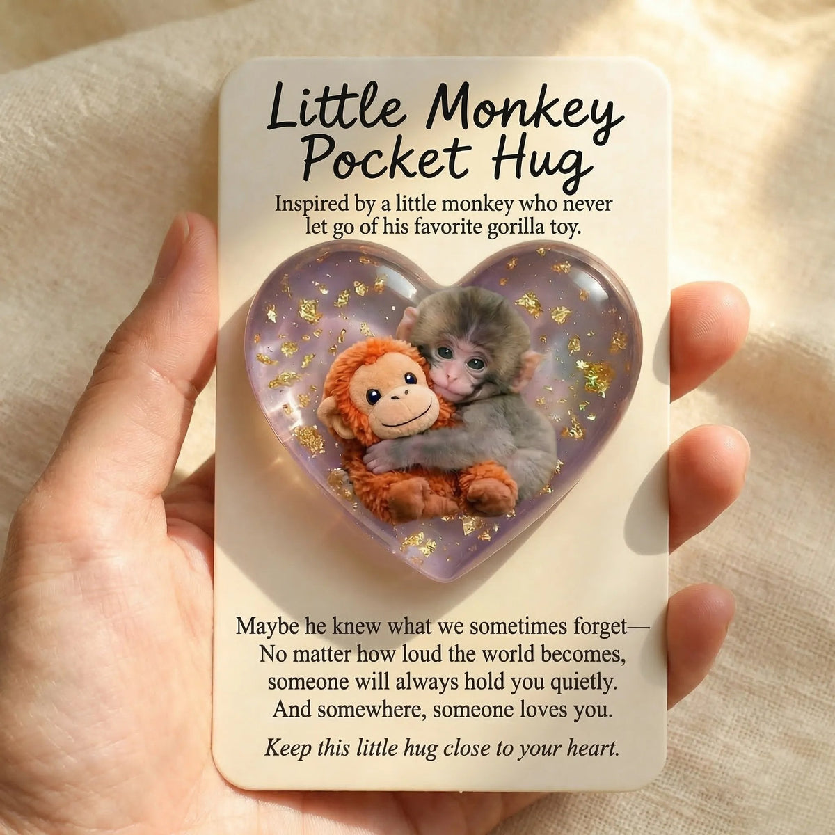 🔥Last Day 49% OFF - A Little Hug From the Monkey ❤️