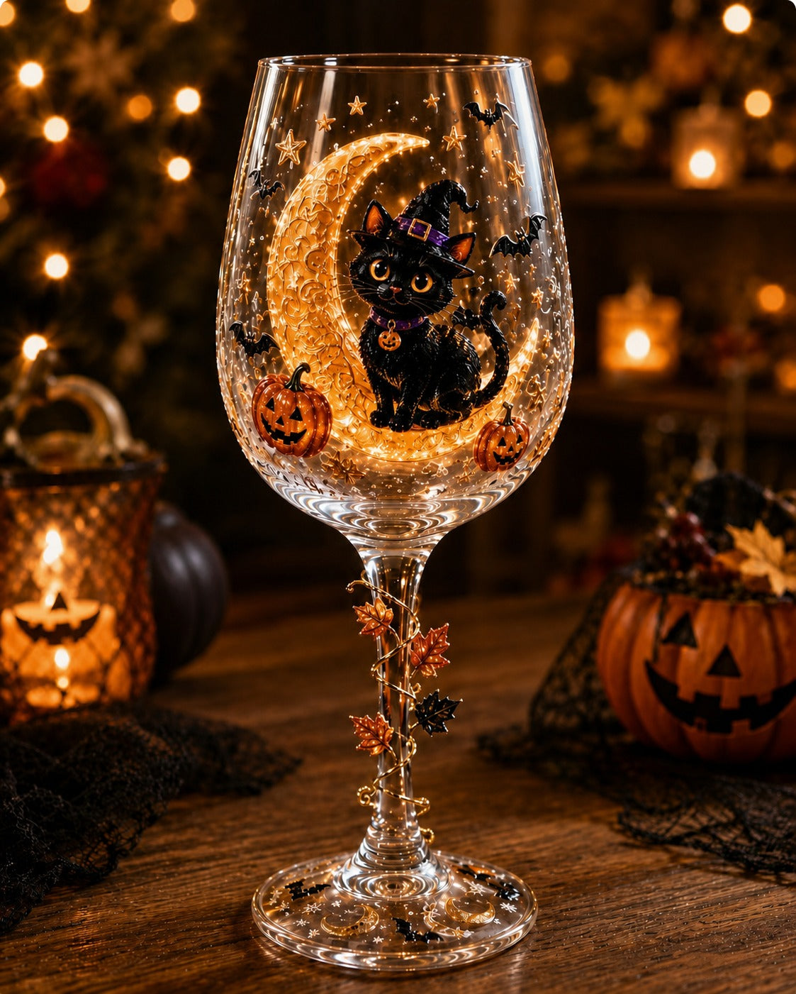 🔥🔥🎁Halloween Wine Glass Collection Gift Box Set✨