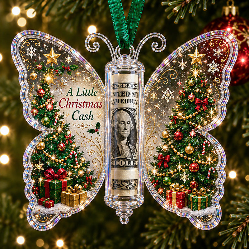 ๐
2026 Christmas Gift 50% Off--๐ฆ๐ต Christmas Cash Gift Butterfly Ornament โ Holiday Money Holder Keepsake ๐โจ