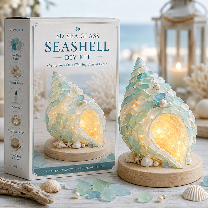 ๐๐โจ DIY 3D Sea Glass Art Kit โ Coastal & Christmas Collection