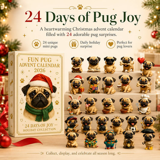 2026 Fun Pug Advent Calendar🎄🐶