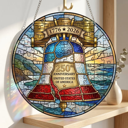 🔥🔥LAST DAY 50% OFF🔥 - 250th Anniversary United States Stained Glass Puzzle