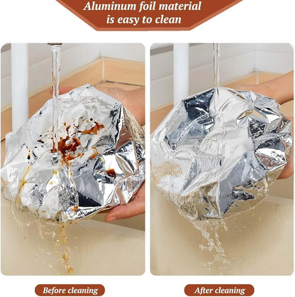 🍲🍲🔥 Home dining table & food container aluminum foil heat-retaining cover