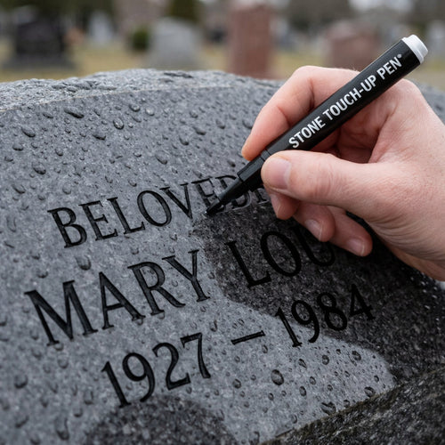 🖋️🖋️Golden Tombstone Marker Pen for Restoring Faded Grave Inscriptions