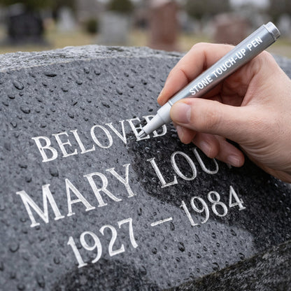 🖋️🖋️Golden Tombstone Marker Pen for Restoring Faded Grave Inscriptions