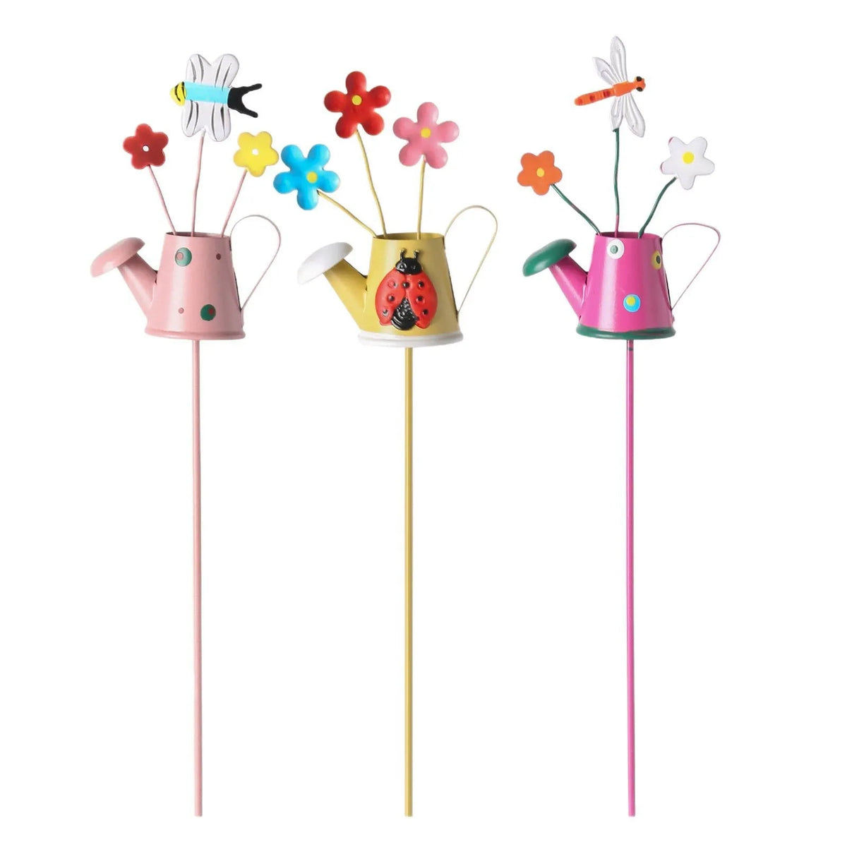 🔥Last Day 49% OFF-🌱Set of 3 Metal Flower Pot Garden Stakes