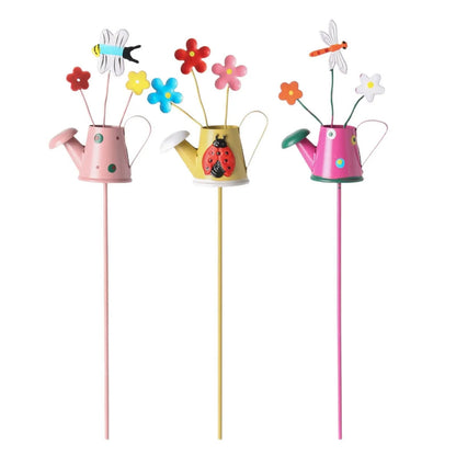 🔥Last Day 49% OFF-🌱🌱Set of 3 Metal Flower Pot Garden Stakes