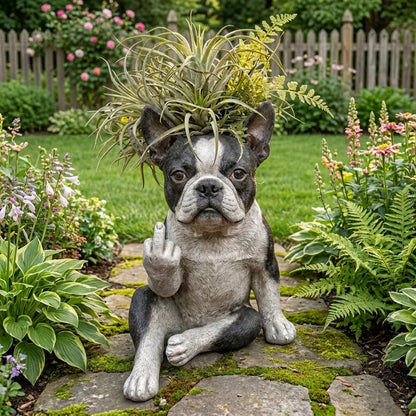 🐶🐶Boston Terrier Planter — Instantly Infuse Your Plants with Personality 🌿