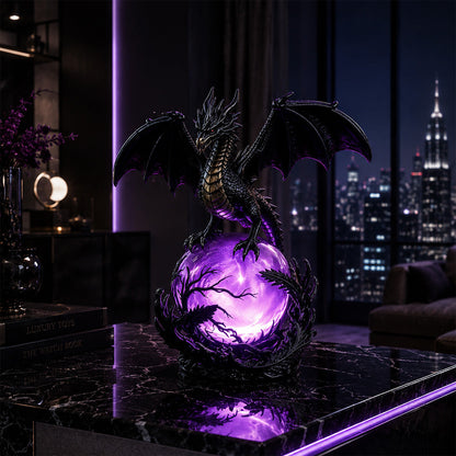 🔥 TODAY ONLY 70% OFF – Gothic Dragon Orb Lamp, Mystical Table Light