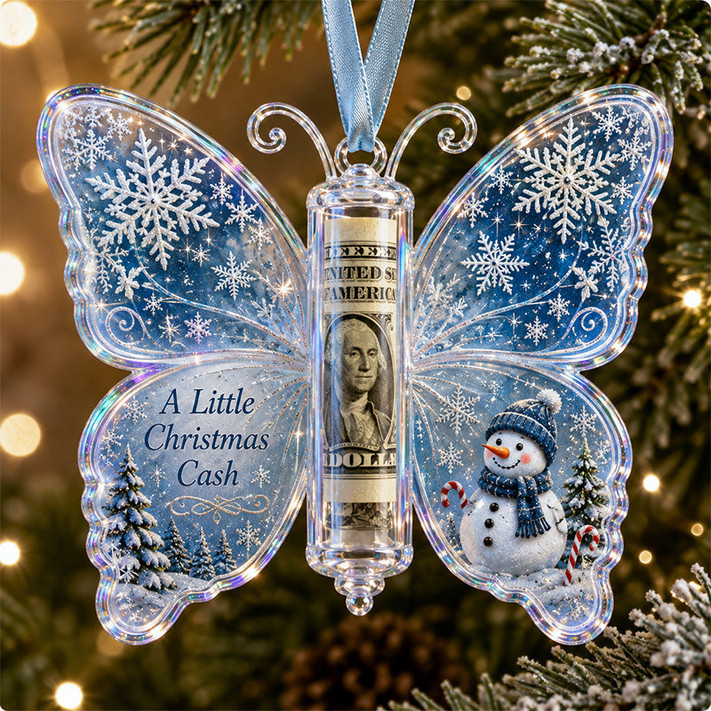 🎅🎅 2026 Christmas Gift 50% Off--🦋💵 Christmas Cash Gift Butterfly Ornament – Holiday Money Holder Keepsake 🎄✨