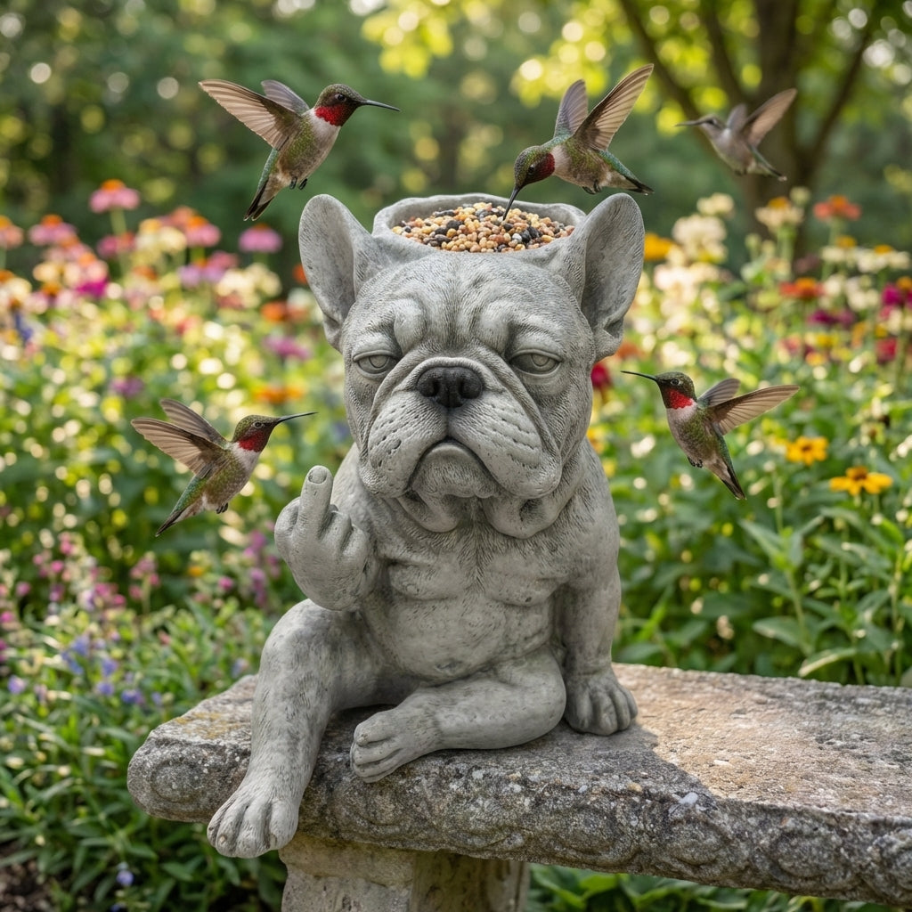 Funny French Bulldog Planter – Your Plants Just Got Attitude 🌿🐶
