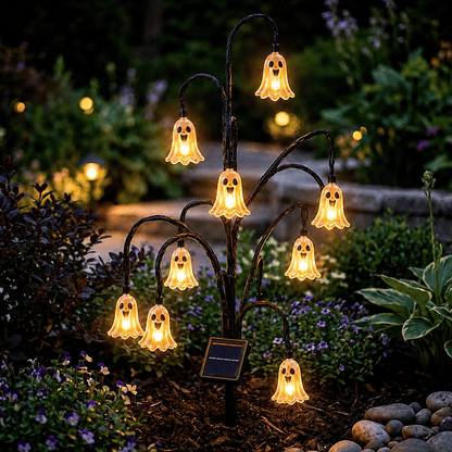 🎃🎃 Halloween Solar Tree Stump Light