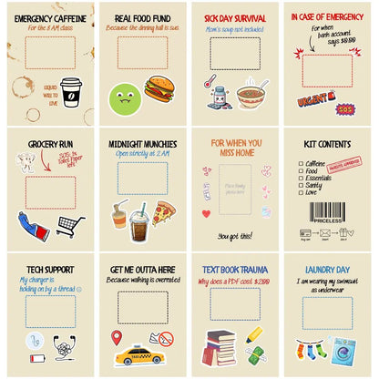 📚The 'For When..' College Survival Kit Gift Card Book🎓️❤️