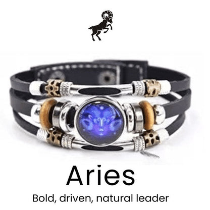 ⚡️Limited Time 55% OFF Today - 🔯Astrological Sign Luminous Bracelet Super Bright In The Dark