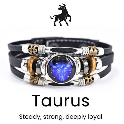 ⚡️Limited Time 55% OFF Today - 🔯Astrological Sign Luminous Bracelet Super Bright In The Dark