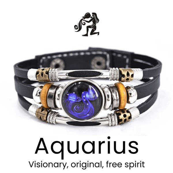 ⚡️Limited Time 55% OFF Today - 🔯Astrological Sign Luminous Bracelet Super Bright In The Dark