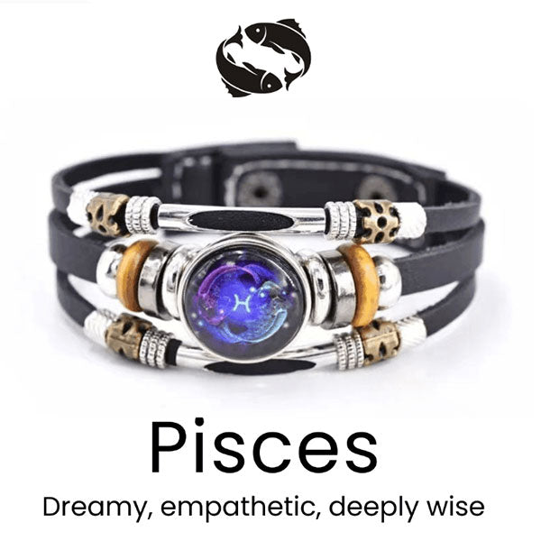 ⚡️Limited Time 55% OFF Today - 🔯Astrological Sign Luminous Bracelet Super Bright In The Dark