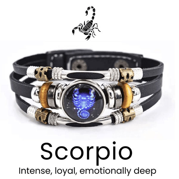 ⚡️Limited Time 55% OFF Today - 🔯Astrological Sign Luminous Bracelet Super Bright In The Dark
