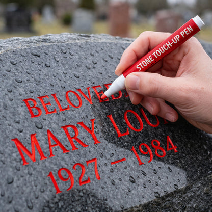 🖋️🖋️Golden Tombstone Marker Pen for Restoring Faded Grave Inscriptions