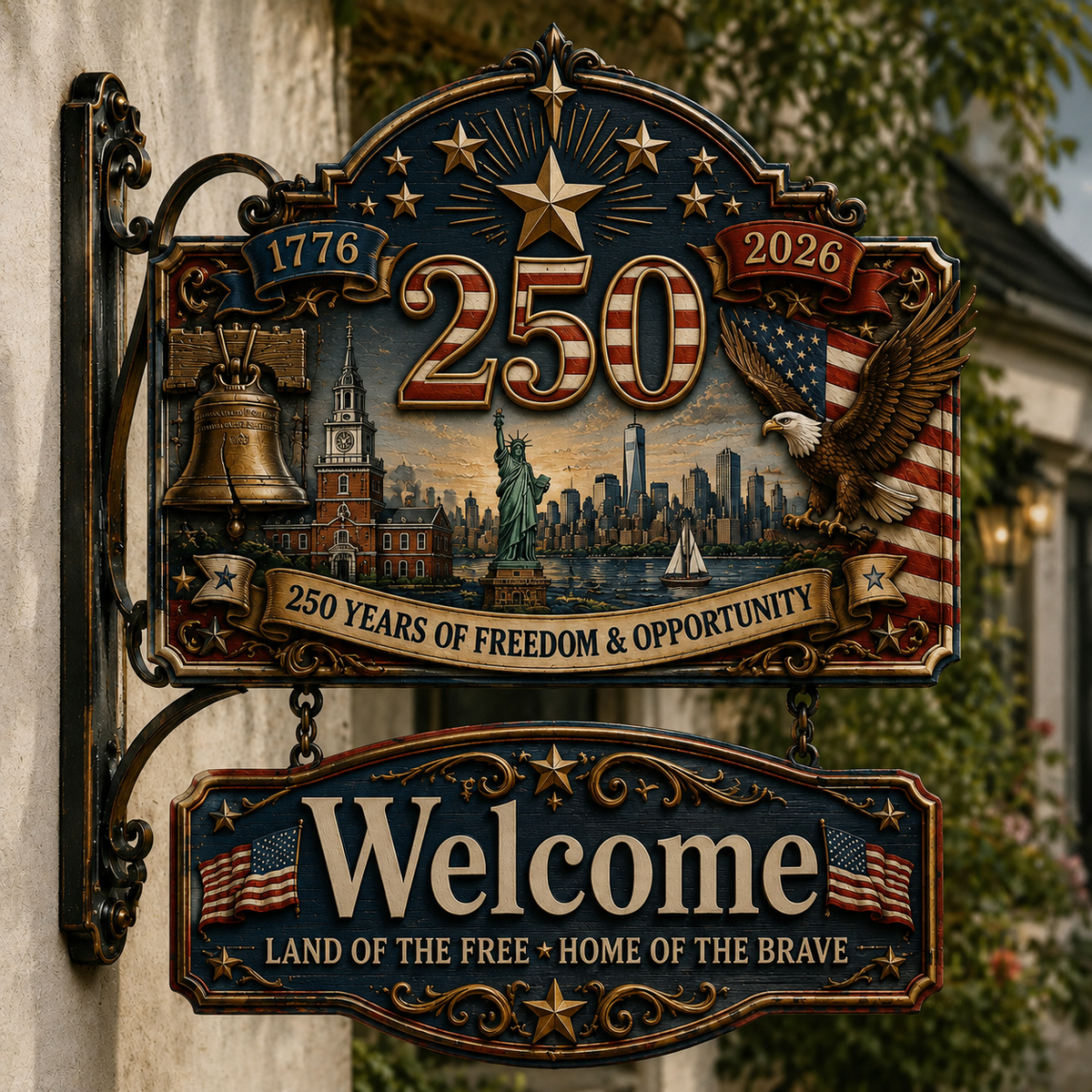 🔥🔥Last Day 49% OFF🔥 - USA 250th Anniversary Welcome Sign