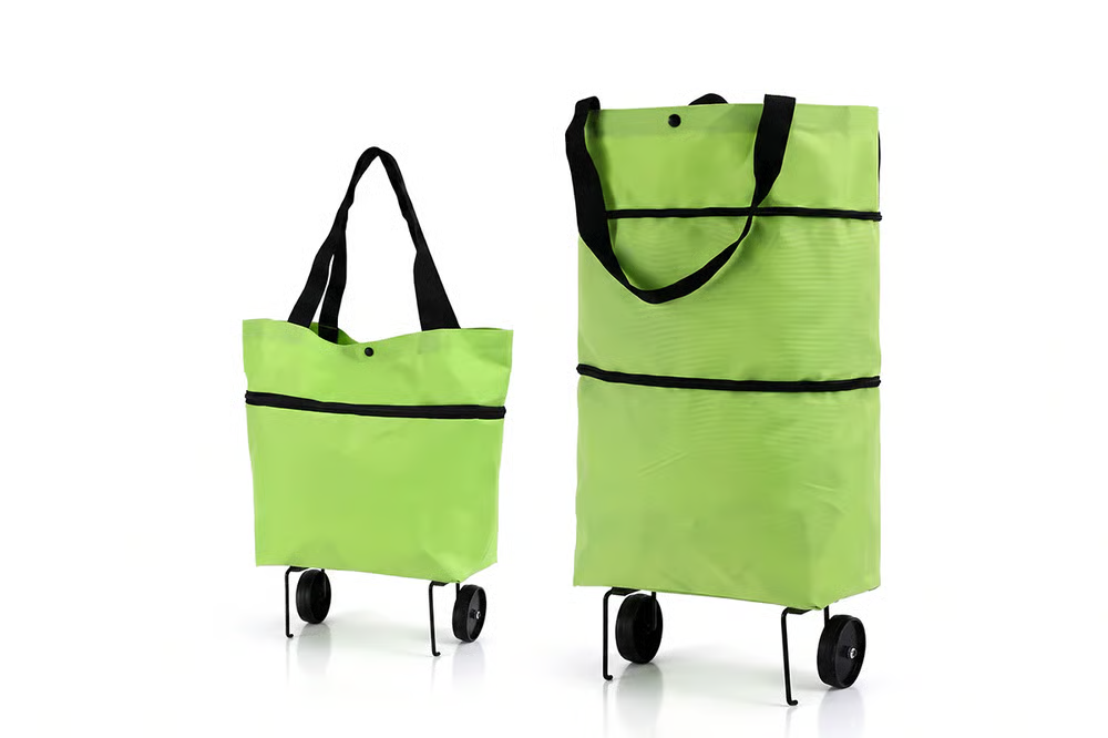 🛒 Large-capacity folding push-pull shopping bag - The perfect choice for large-scale shopping trips