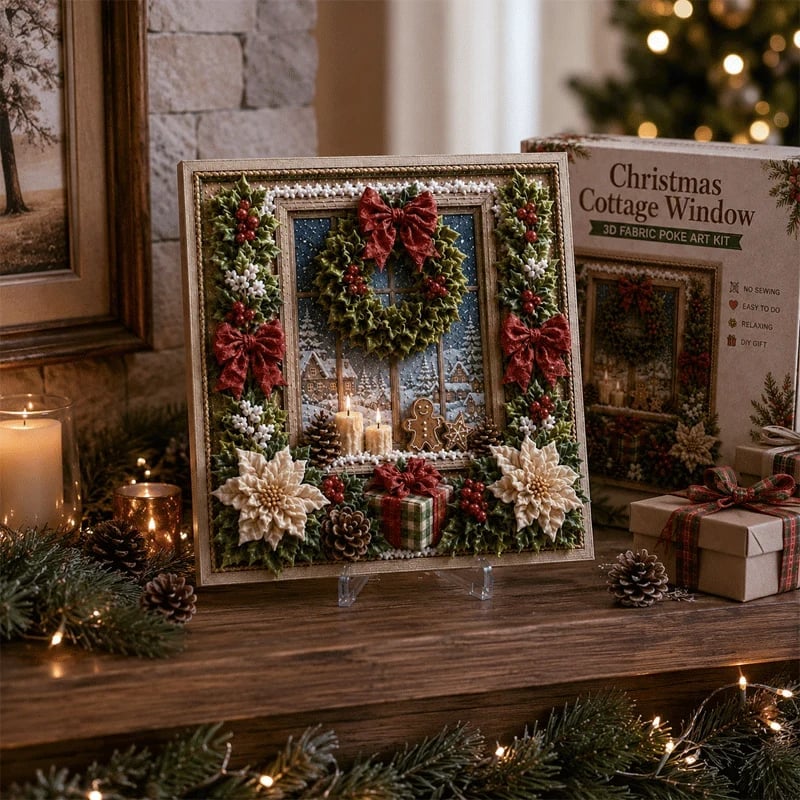 🎁 3D-kerststof-poke-art-set🎄 Buy 2 & Get Free Shipping 🎁
