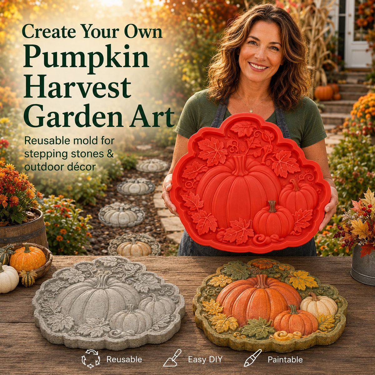 💥 LAST DAY 60% OFF - 🌻 Reusable Garden Art Mold – Make Your Garden Truly One of a Kind (📦Buy 2 Free Shipping)
