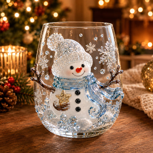 🎅🎅Magical Christmas Glass Cup Collection – Santa, Reindeer, Snowman & Christmas Tree