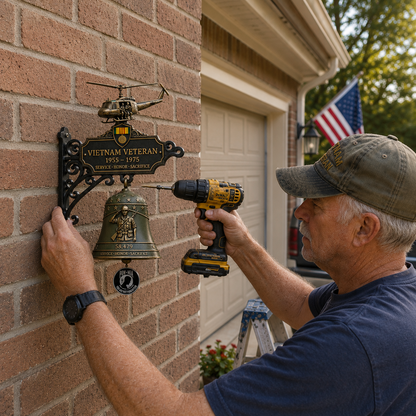 🔔🔔 Last Day Promo: 50% OFF -Vietnam Veteran Tribute Wall Bell