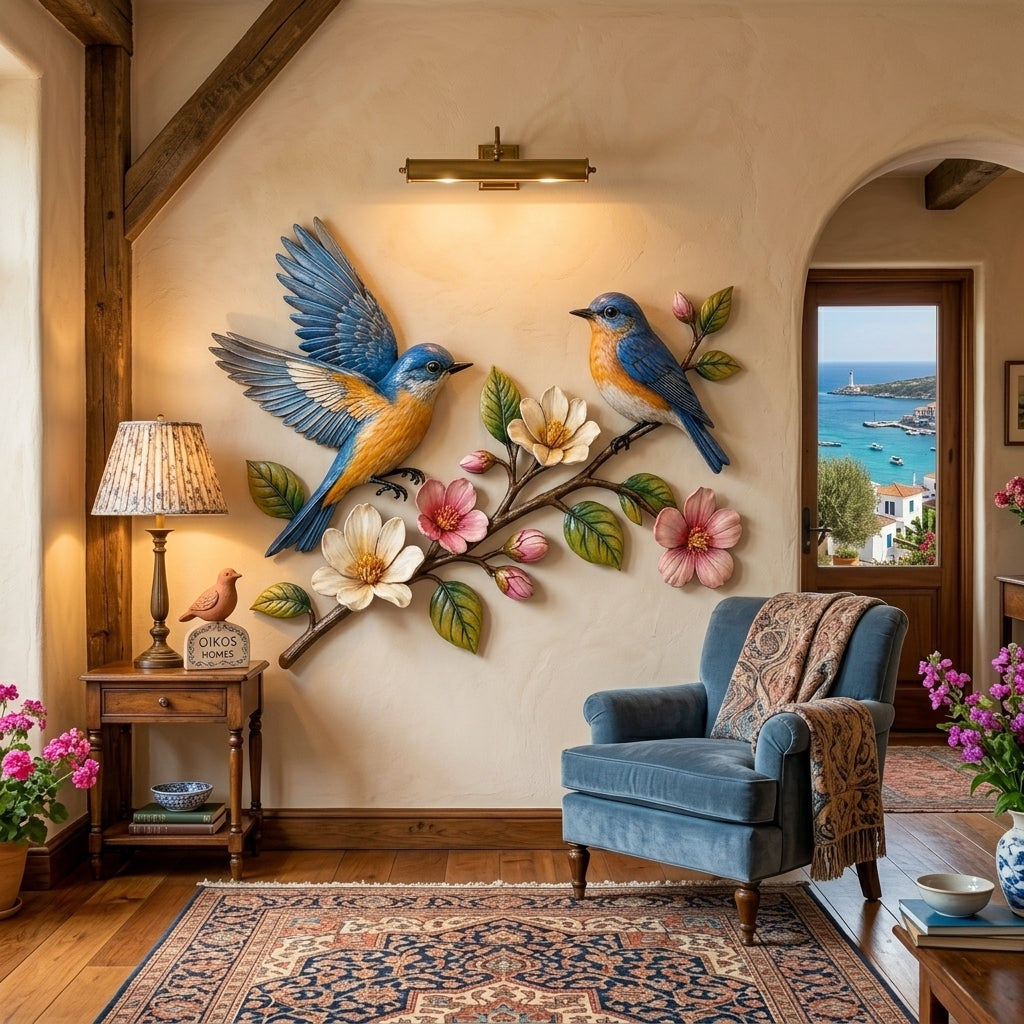 💐💐Last Day 50% OFF🔥 - Handcrafted  Metal Bluebird Wall Art