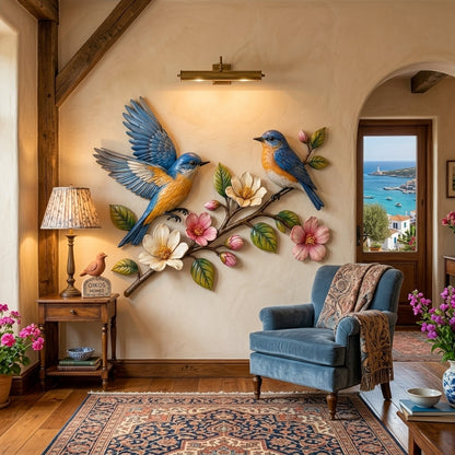 💐💐Last Day 50% OFF🔥 - Handcrafted  Metal Bluebird Wall Art