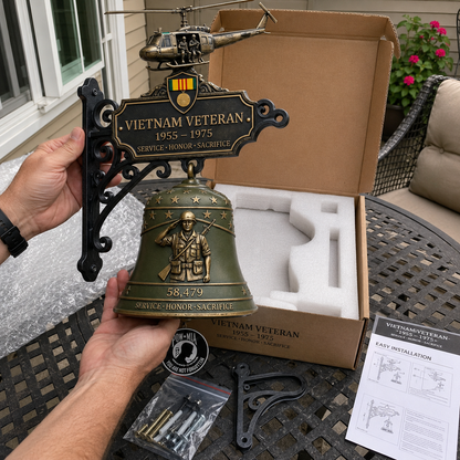🔔🔔 Last Day Promo: 50% OFF -Vietnam Veteran Tribute Wall Bell