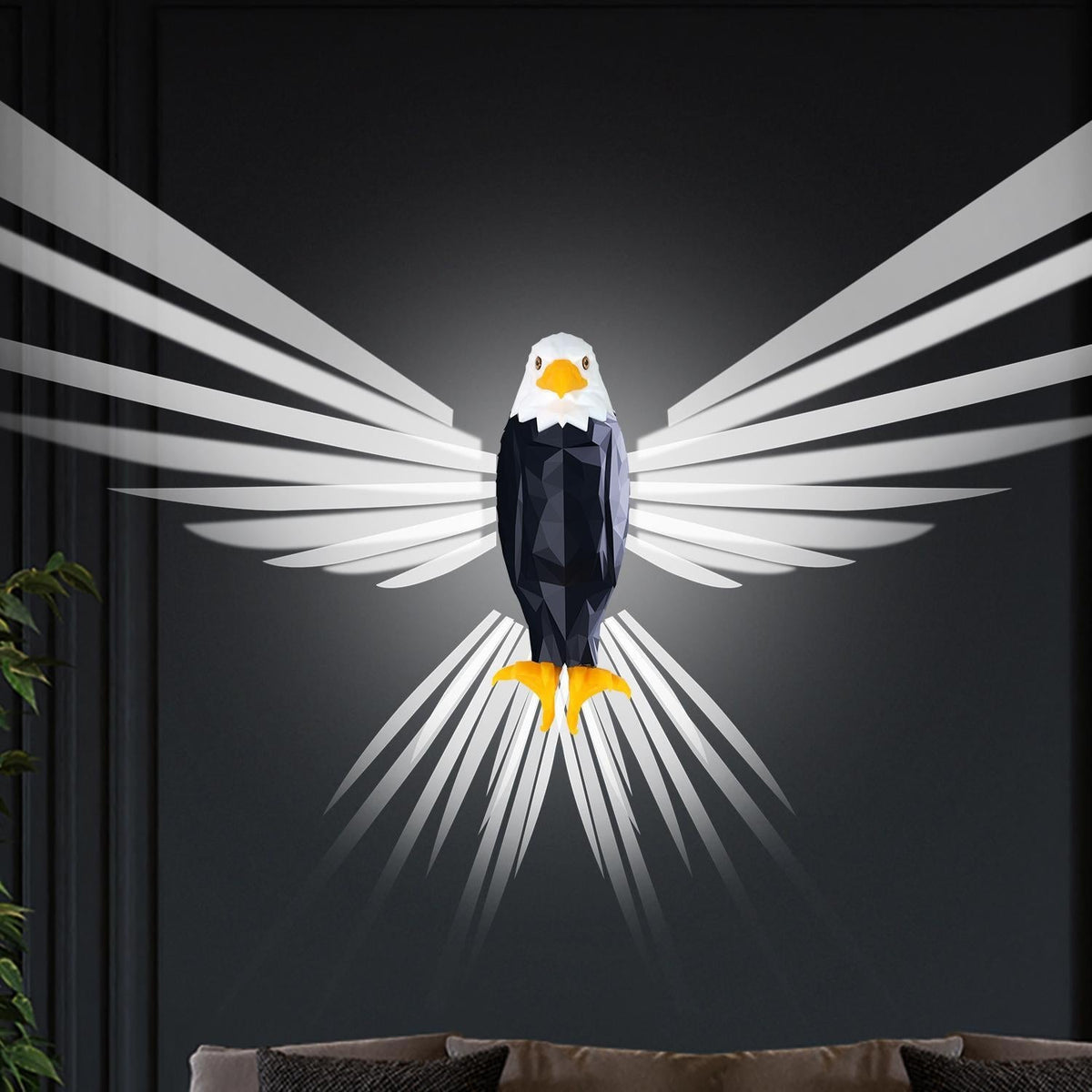 💡July 4th Gift 50% Off--🦅Eagle LED Wall Light – Magnetic Night Lamp for Bedroom & Living Room