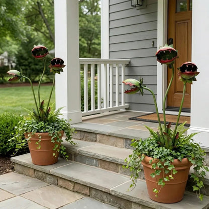 LAST DAY 59% OFF - 🌵Whimsical Metal Carnivorous Plant Garden Stake