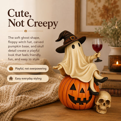 👻👻🍷Ghost Wine Night Halloween Decor