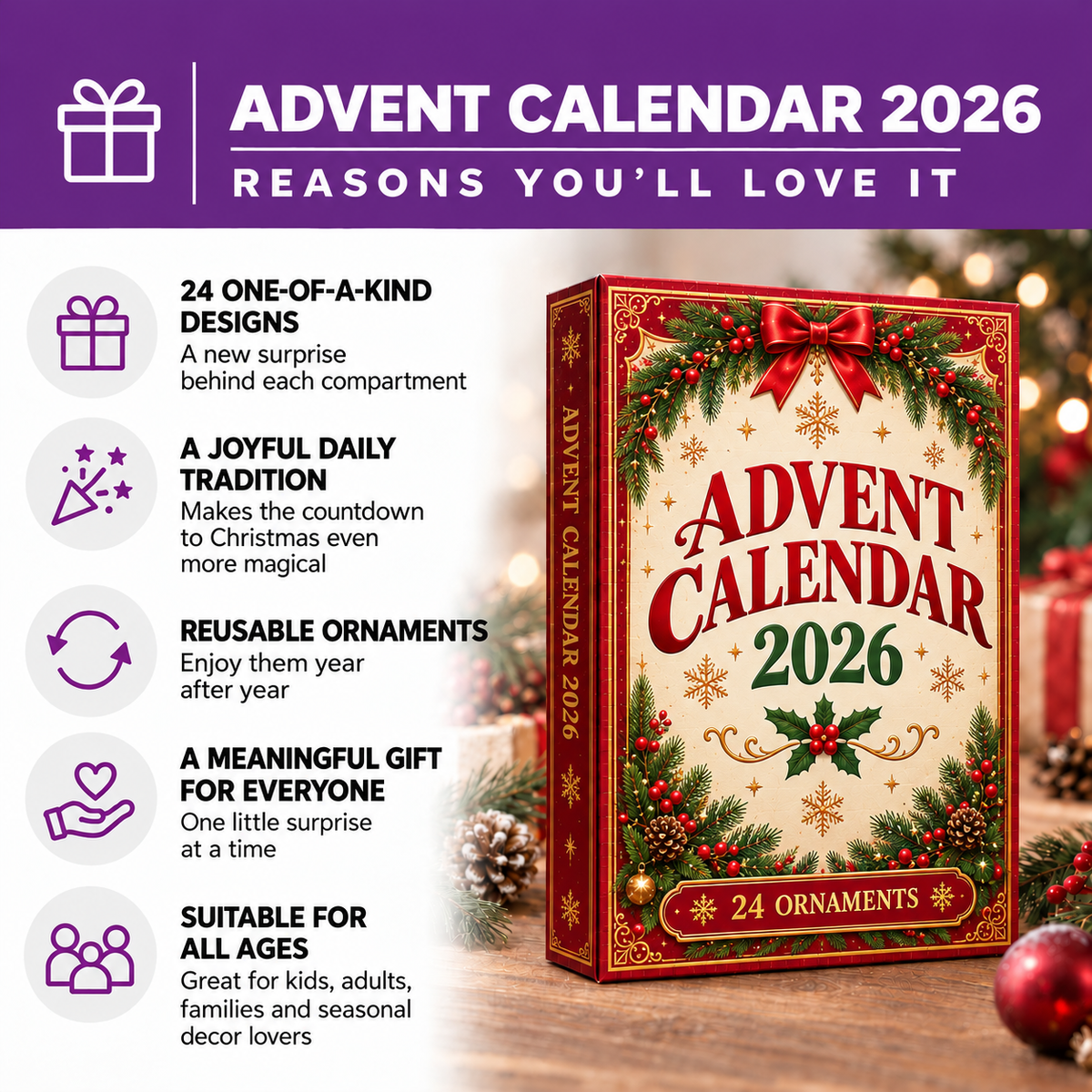 Nativity Scene Advent Calendar 2026 GFTOTP21683