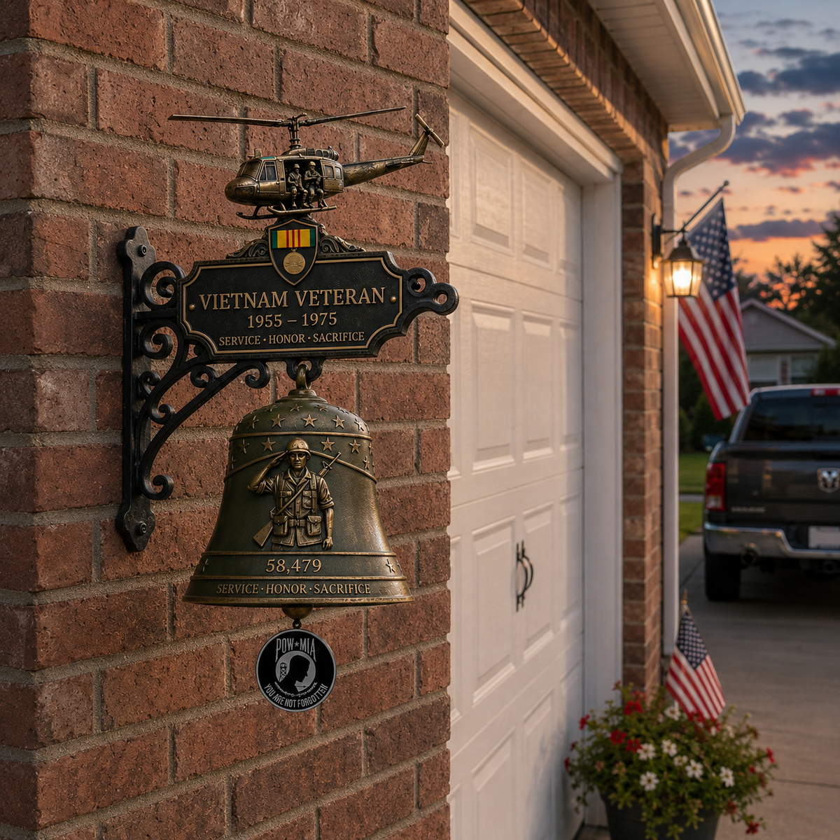 🔔🔔 Last Day Promo: 50% OFF -Vietnam Veteran Tribute Wall Bell