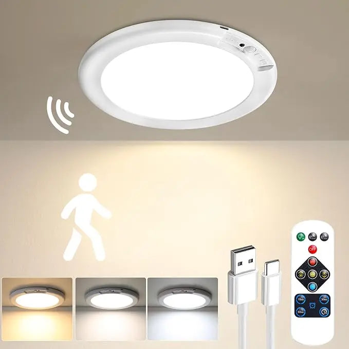 🔥Last Day 50% OFF Rechargeable Motion Sensor Ceiling Light with Remote