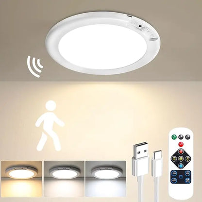 🔥Last Day 50% OFF Rechargeable Motion Sensor Ceiling Light with Remote