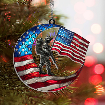 💟💟🇺🇸 American Military Suncatcher – A Light of Tribute for Vietnam Veterans