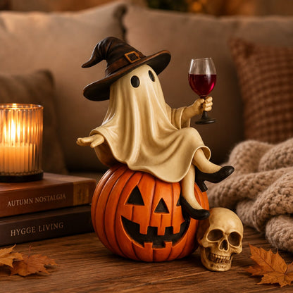 👻👻🍷Ghost Wine Night Halloween Decor