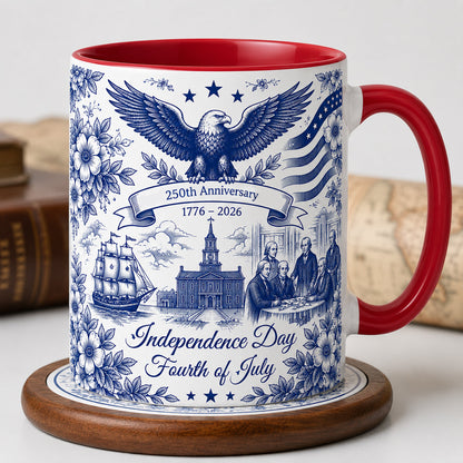 ☕Patriotic Semiquincentennial 1776-2026 Mug - 250 Years Anniversary Accent Mug