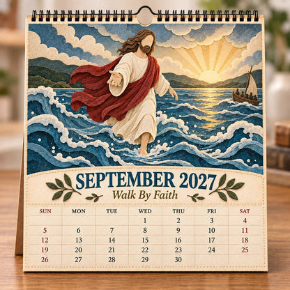 ✝️✝️  2027 Walking With Jesus Wall Calendar
