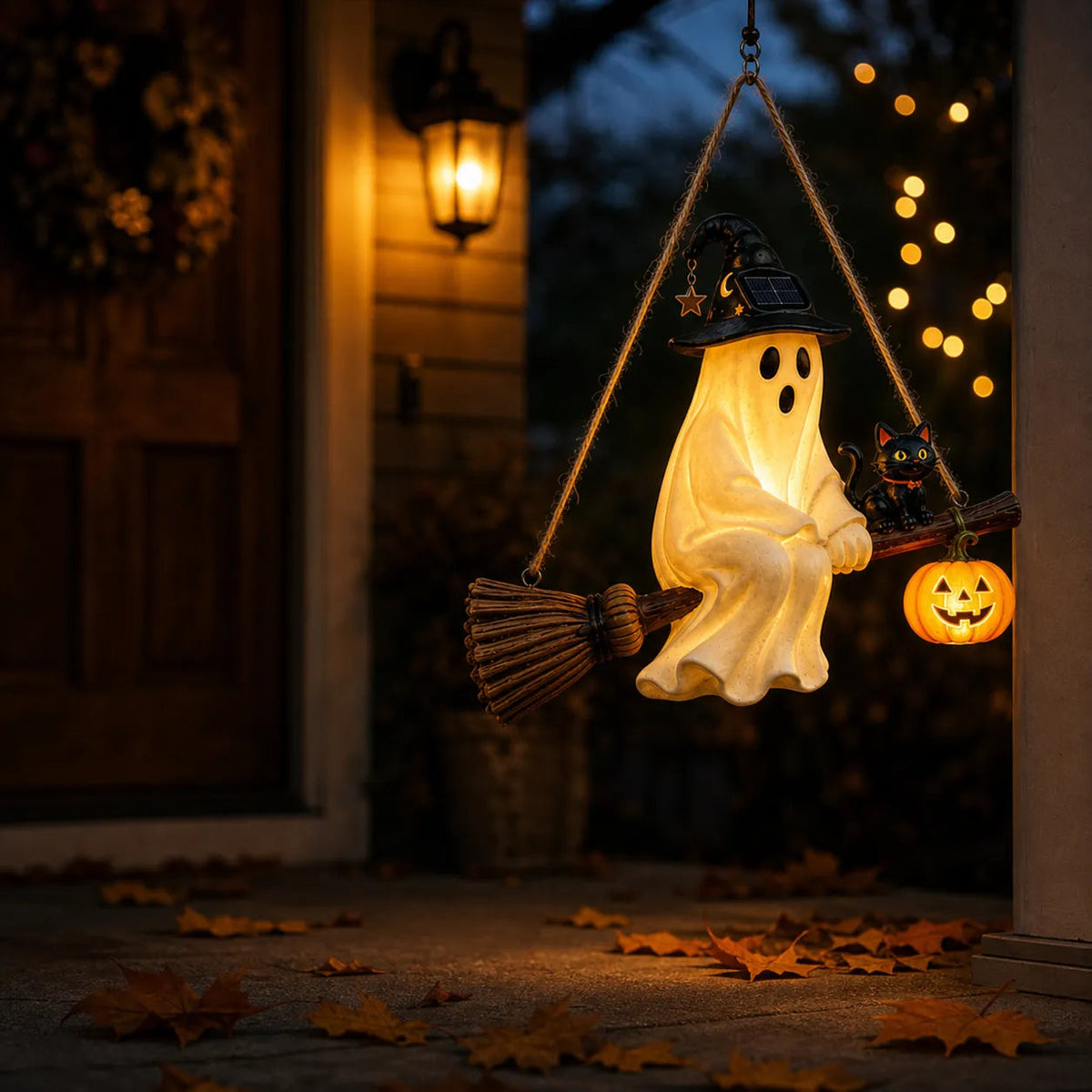 🌙🌙Solar Ghost Hanging Light ——From Daylight Charm to Evening Glow