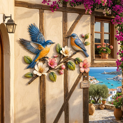 💐💐Last Day 50% OFF🔥 - Handcrafted  Metal Bluebird Wall Art