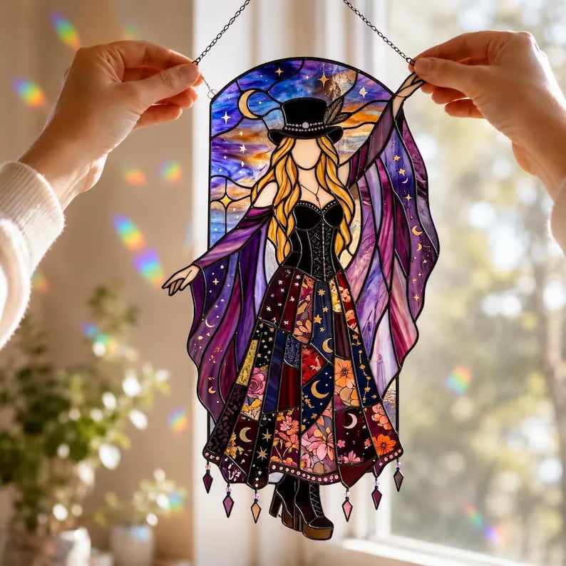 💥LAST DAY 50% OFF - 💃Stevie Nicks🤘Handmade Spinner