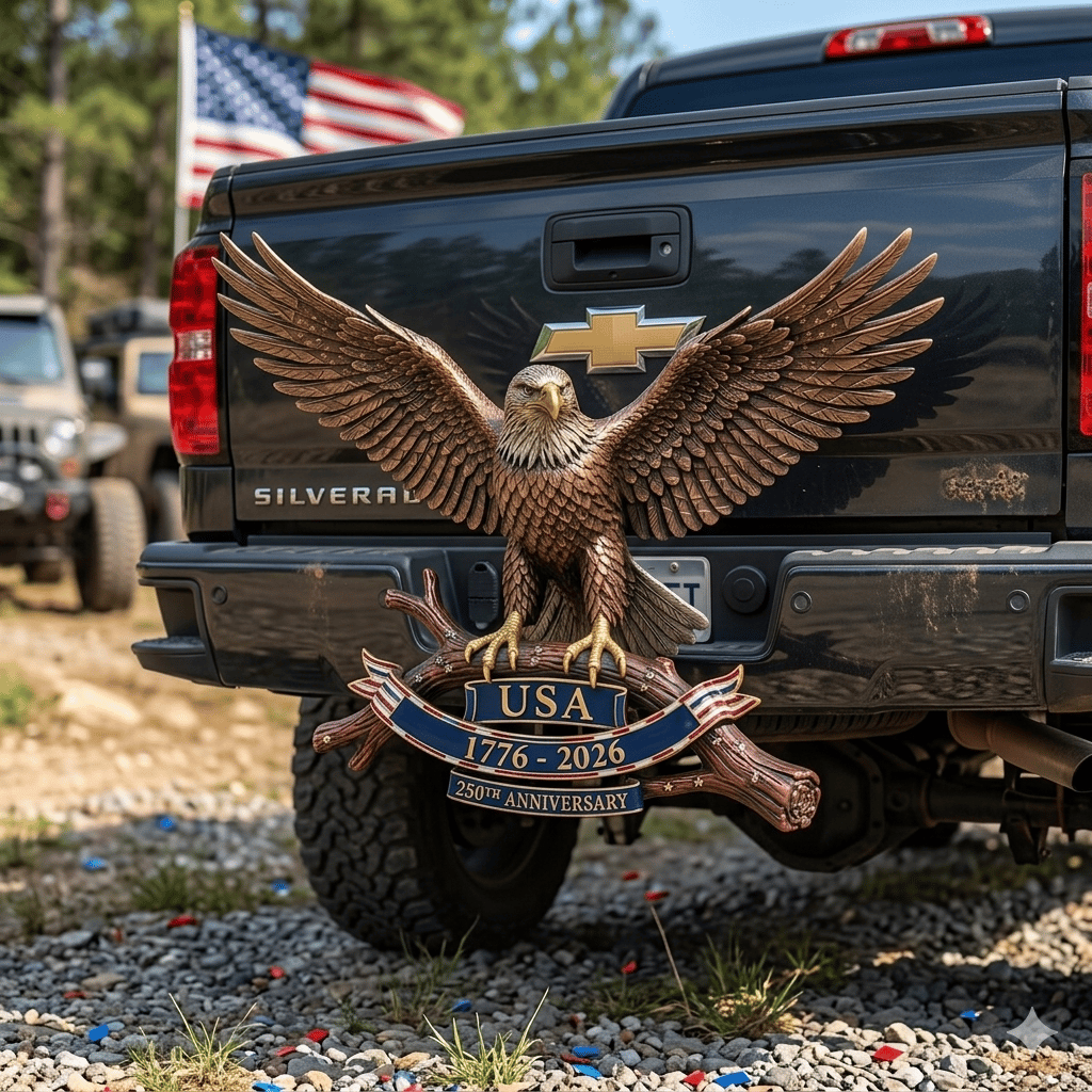 ⚡️⚡️Independence Day 50% OFF- 🦅 USA 250th Anniversary Eagle Trailer Hitch – A Legacy of Freedom on the Road