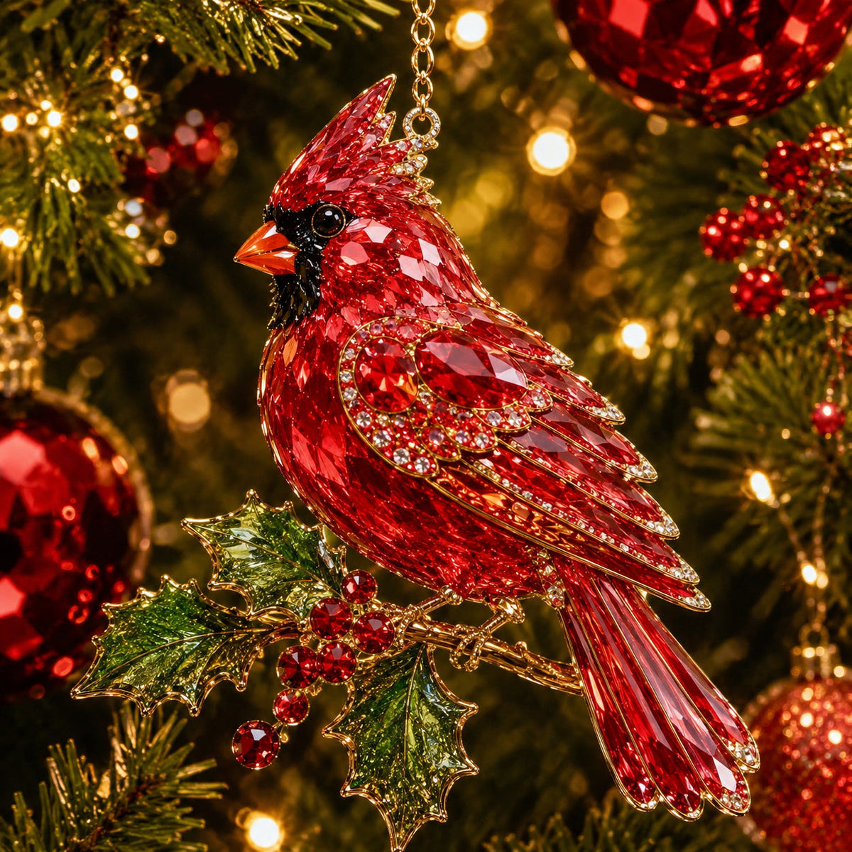 🎅 2026 Christmas Gift 50% Off--💎 Luxury Crystal-Style Christmas Ornaments | Sparkling Gemstone Peacock, Butterfly & Bird Tree Decorations for Elegant Holiday Décor 🎄✨