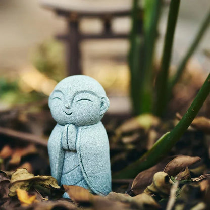🧘Summer Sale 50% OFF🔥Handcrafted Mini Stone Zen Jizo Statue