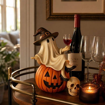 👻👻🍷Ghost Wine Night Halloween Decor